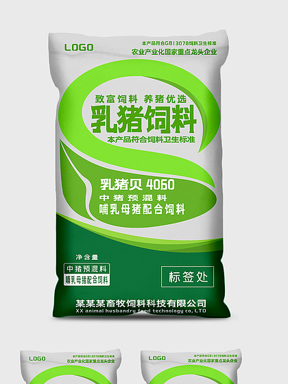 簡約美學(xué)與科學(xué)喂養(yǎng)的融合 現(xiàn)代豬飼料包裝設(shè)計探索